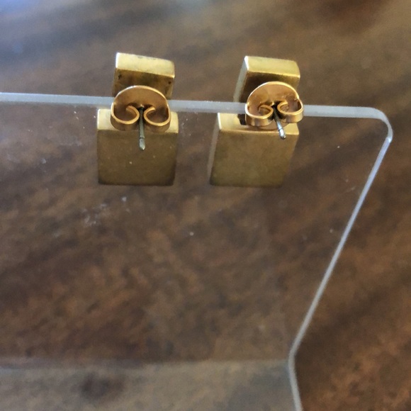 TORY BURCH•Vintage hanging square logo Earrings - Picture 4 of 16